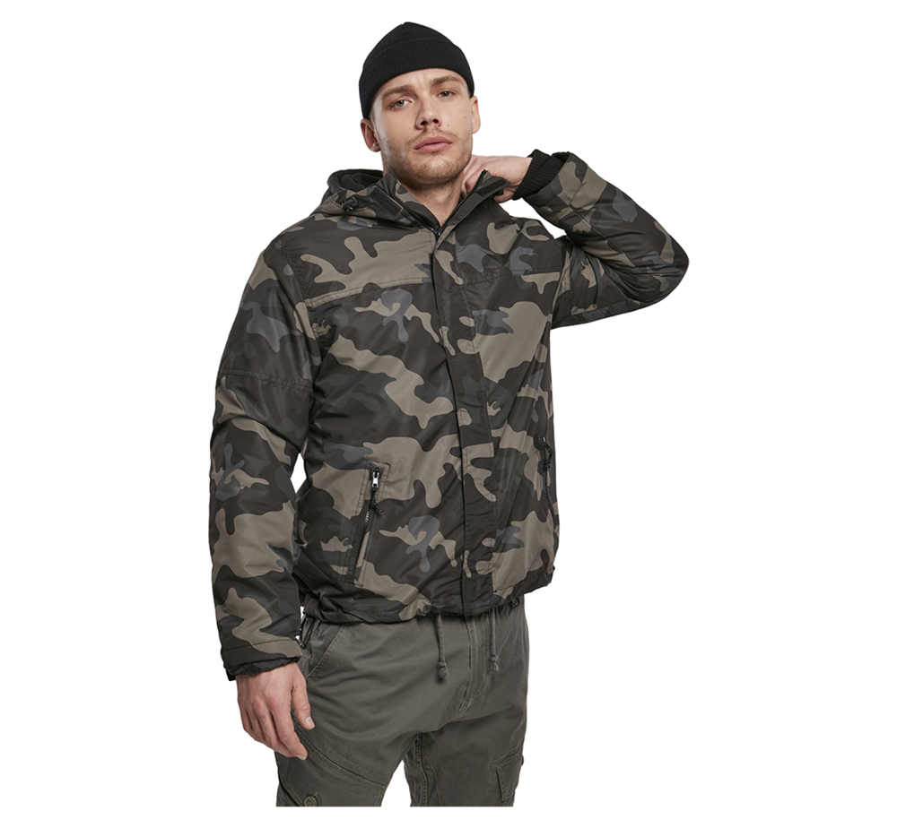 Windbreaker Frontzip Dark Camo Brandit