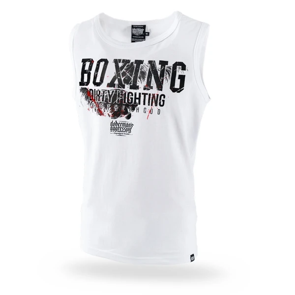 Майка Dobermans Aggressive Dirty Fighting White