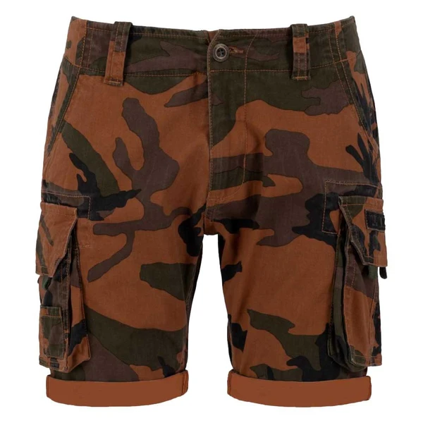 Шорты ALPHA Crew Short Camo burned camo