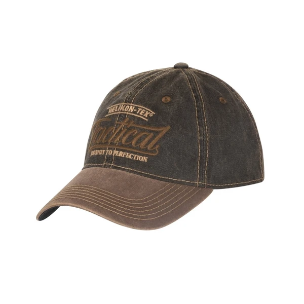 Бейсболка Helikon-Tex Snapback Dirty Washed Black/Brown D
