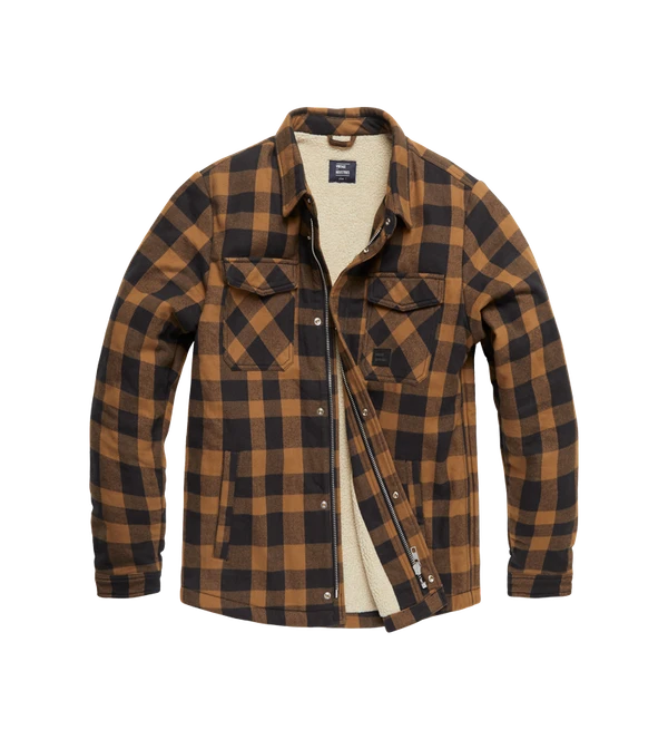 Куртка Vintage Industries Sherpa Yellow Check