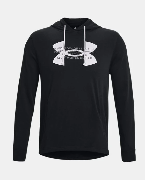 Худи без молнии Under Armour Rival Terry Logo Black