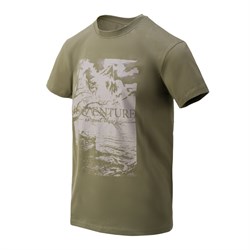 Футболка Adventure Is Out There Olive Green Helikon-Tex - фото 24165