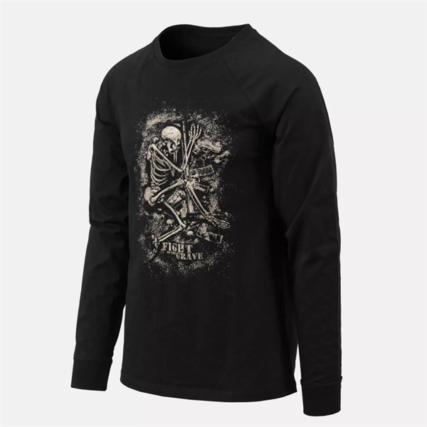 Лонгслив Fight to the grave Black Helikon-Tex