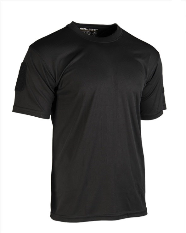 Футболка тактическая Quick Dry Black Mil-Tec