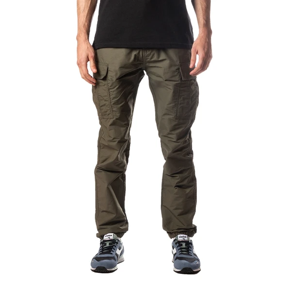 Брюки Clyde Olive Vintage Industries оливкового цвета