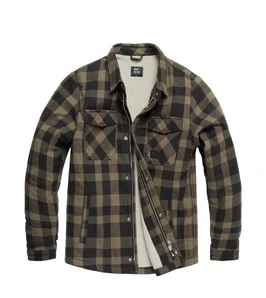 Куртка Vintage Industries Sherpa Beige Check