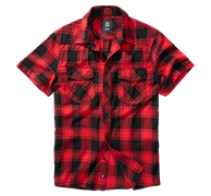 Рубашка Check Shirt Half Slive Red/Black Brandit