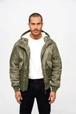 Куртка CWU Jacket Hooded Olive Brandit 3188.1