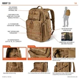 Рюкзак Rush 24 2.0" MultiCam (37 л) 5.11 tactical 56564-169
