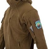 Флисовая кофта ALPHA HOODIE Shadow Grey Helikon-Tex BL-ALH-FG-35