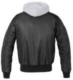 Куртка MA1 Sweat Hooded Black-grey Brandit 3150.78