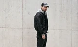 Куртка MA1 Sweat Hooded Black-grey Brandit 3150.78