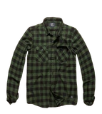 Рубашка Vintage Industries Harley Green Check