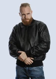 Куртка-бомбер FOERSVERD MA-1 LEATHER