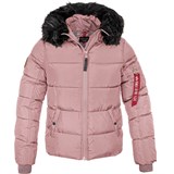 Куртка женская Hooded Puffer Alpha Wmn silver pink Alpha Industries JA-108004-397 - фото 27133