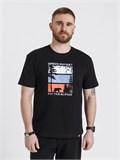 Футболка Триколор чёрная Green Pocket