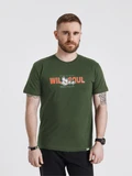 Футболка Wild Soul оливковая Green Pocket