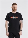 Футболка Wild Soul чёрная Green Pocket GP5 - фото 28730