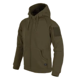 Худи на молнии URBAN TACTICAL HOODIE Lite Green Helikon BL-ULF-CB-82