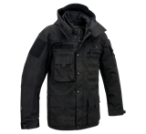 Куртка Performance Black Brandit — вид спереди, водоотталкивающий 900D Cordura