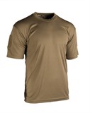 Футболка тактическая Quick Dry Dark Coyote Mil-Tec