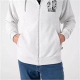 Худи на молнии Old School Light Grey Melange Helikon BL-ODS-CB-2G